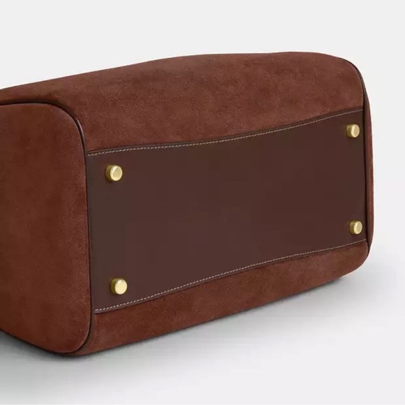 Coach Suede Rowan Large Satchel
Bag CCC79 NWT 🤎🤎 - Picture 5 of 8